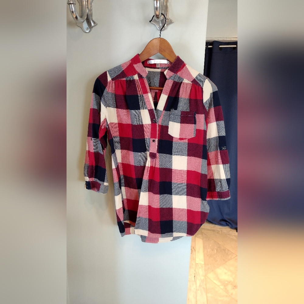 Campfire plaid Tunic